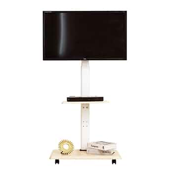 【美品】テレビスタンド キャスター付き テレビ台 高さ調節 配線隠し 棚板付き Amazon｜【頂点看板 】テレビスタンド 棚板付き 壁掛け 32～ 65